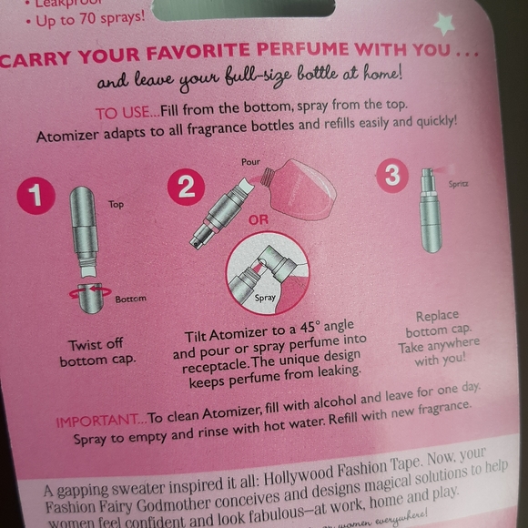 🎁 NWT - Refillable Perfume Atomizer for the purse - Picture 2 of 7